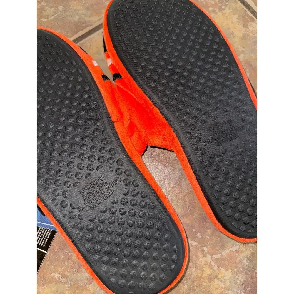 Lot of 2 Philadelphia Flyers Team Jersey Indoor/Outdoor Slippers ~ MED (9-10)